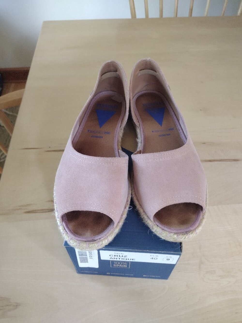 Verbenas Cruz peep-toe espadrilles